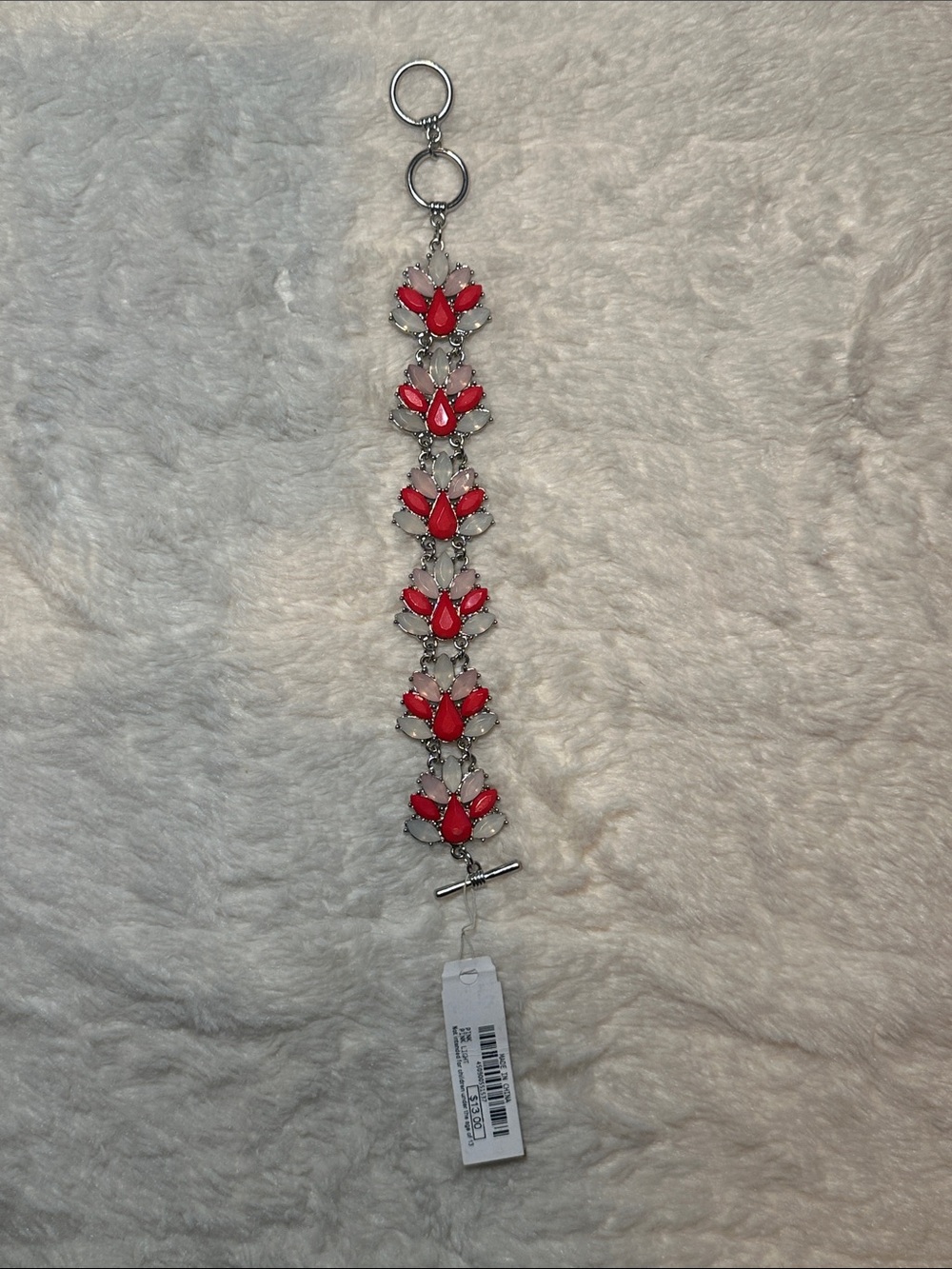 Coral Floral Statement Bracelet - Women Jewelry